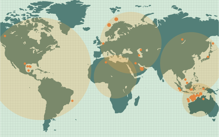 世界約20カ国のプロジェクトを手掛ける